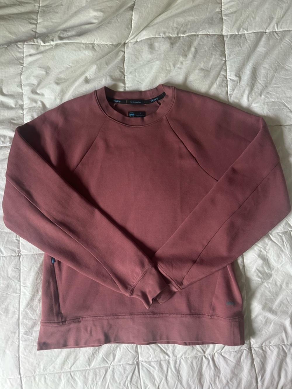 Janji Crewneck Sweatshirt in Dusty Mauve